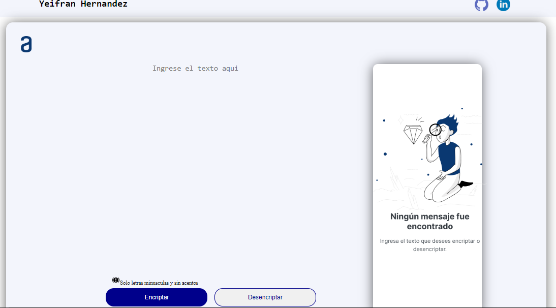 Vista previa del proyecto Encriptardor